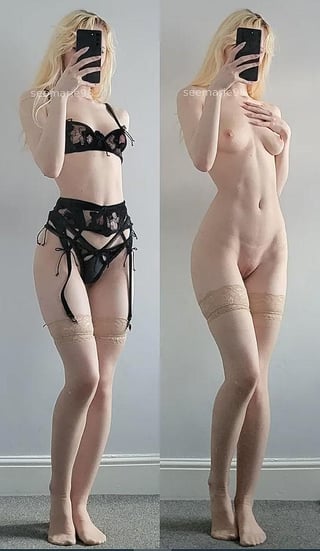 Lingerie on vs lingerie off