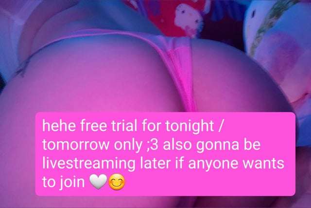 18F on livestream come see me 🤍😈