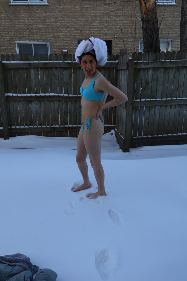 My skinny-ass is 'bouta freeze out here, but won't care 'bout it if ya get freaky with me out here Girl, onlyfans Onlyfans petites